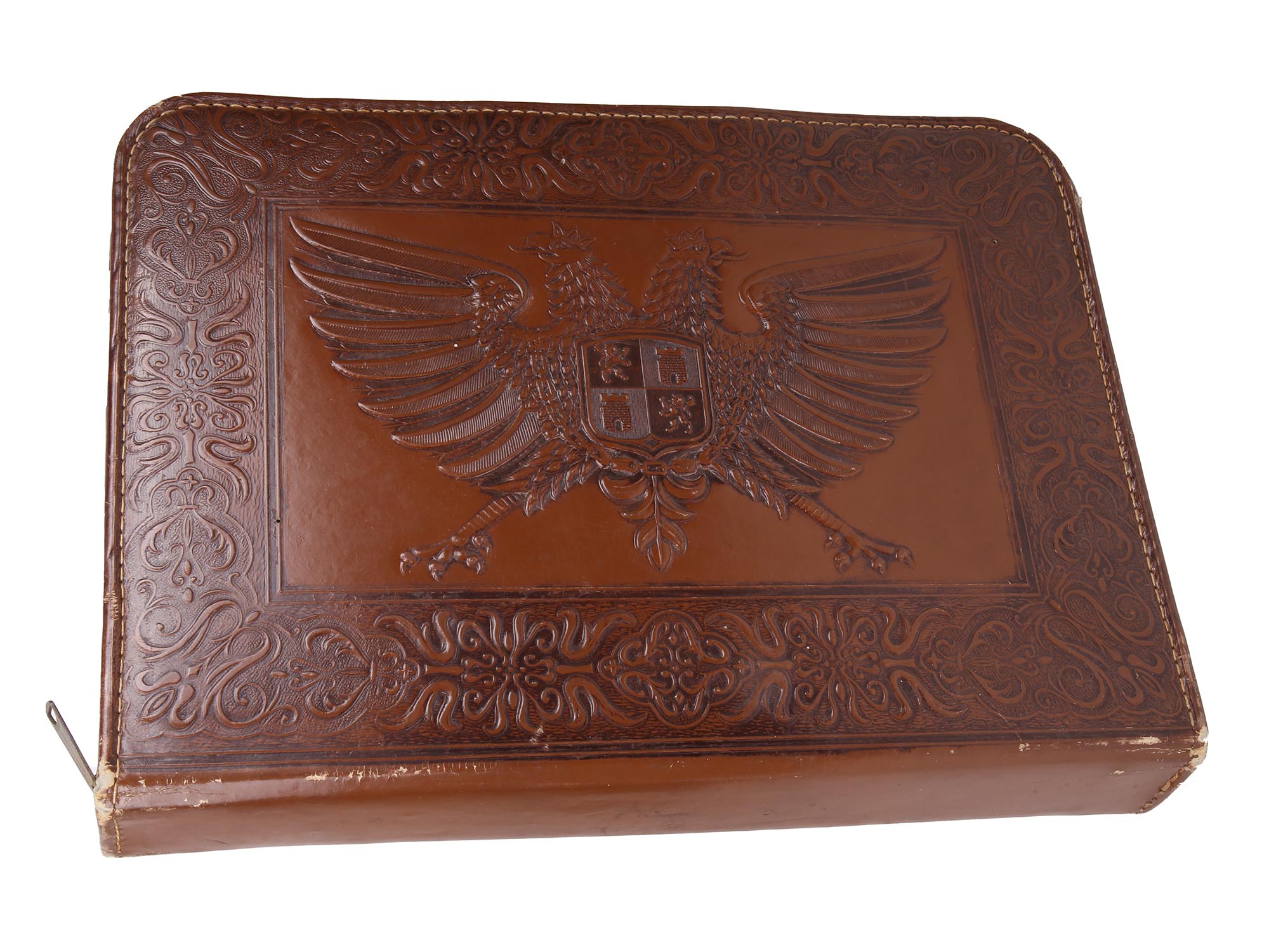 TRIANON EMBOSSED LEATHER FOLDERS AND WALLETS PIC-5